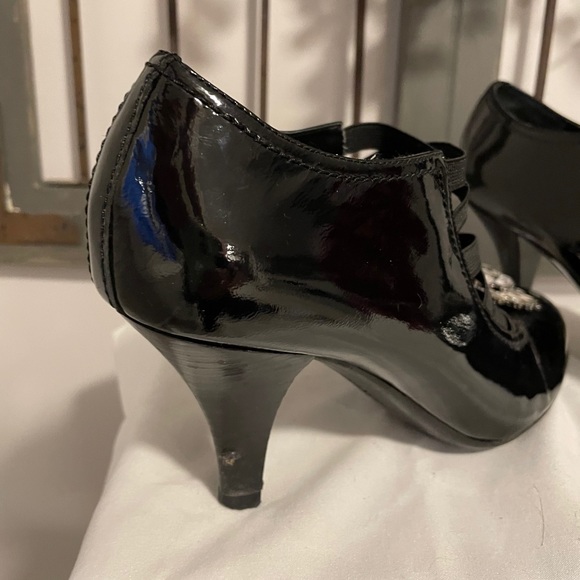 Franco Sarto leather healed loafer type shoe - Picture 4 of 7